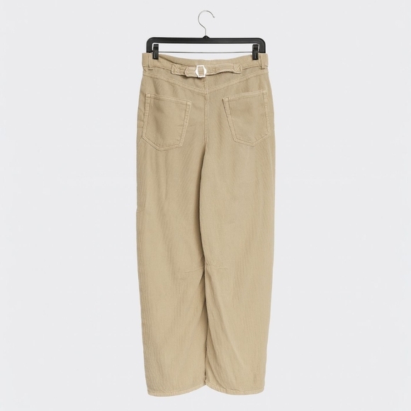 BDG Cream Logan Cinch Back Corduroy Jeans Sz 26 - Picture 4 of 7